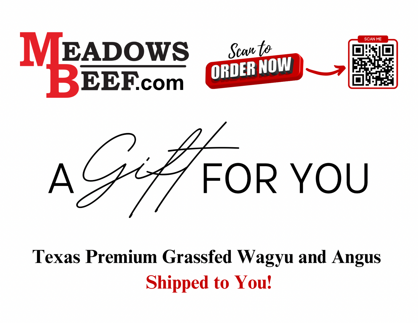 Meadows Beef Electronic Gift Card